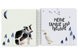 Fotobuch für Kinder HALFBIRD Design mit Kuh und Gans — Kleine Prints
