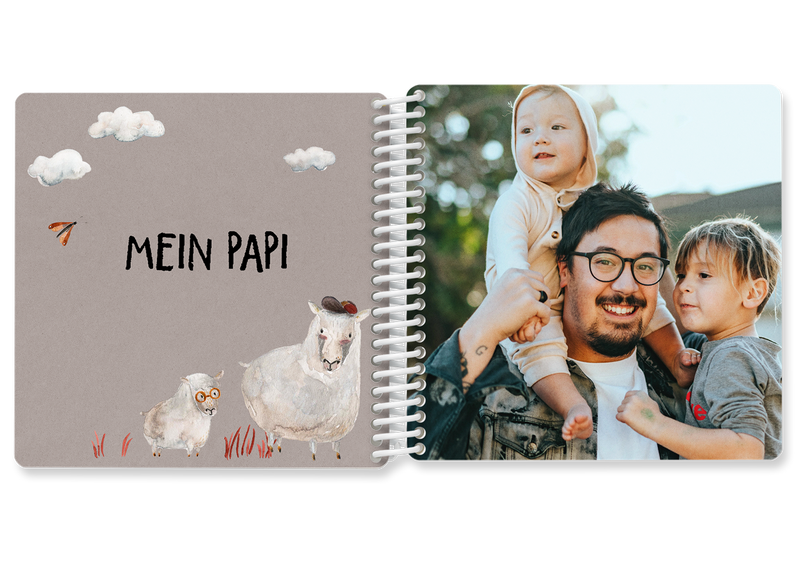 Fotobuch für Kinder und Babys im HALFBIRD Design — Kleine Prints