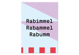 Bunte Design Postkarte "Rabimmel" — Kleine Prints