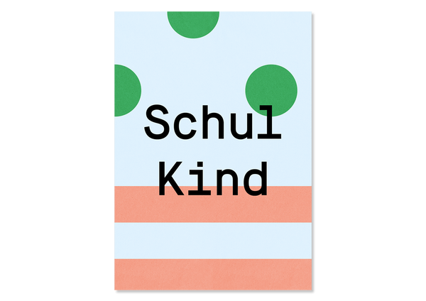 Design Grußkarte Schulkind von Kleine Prints